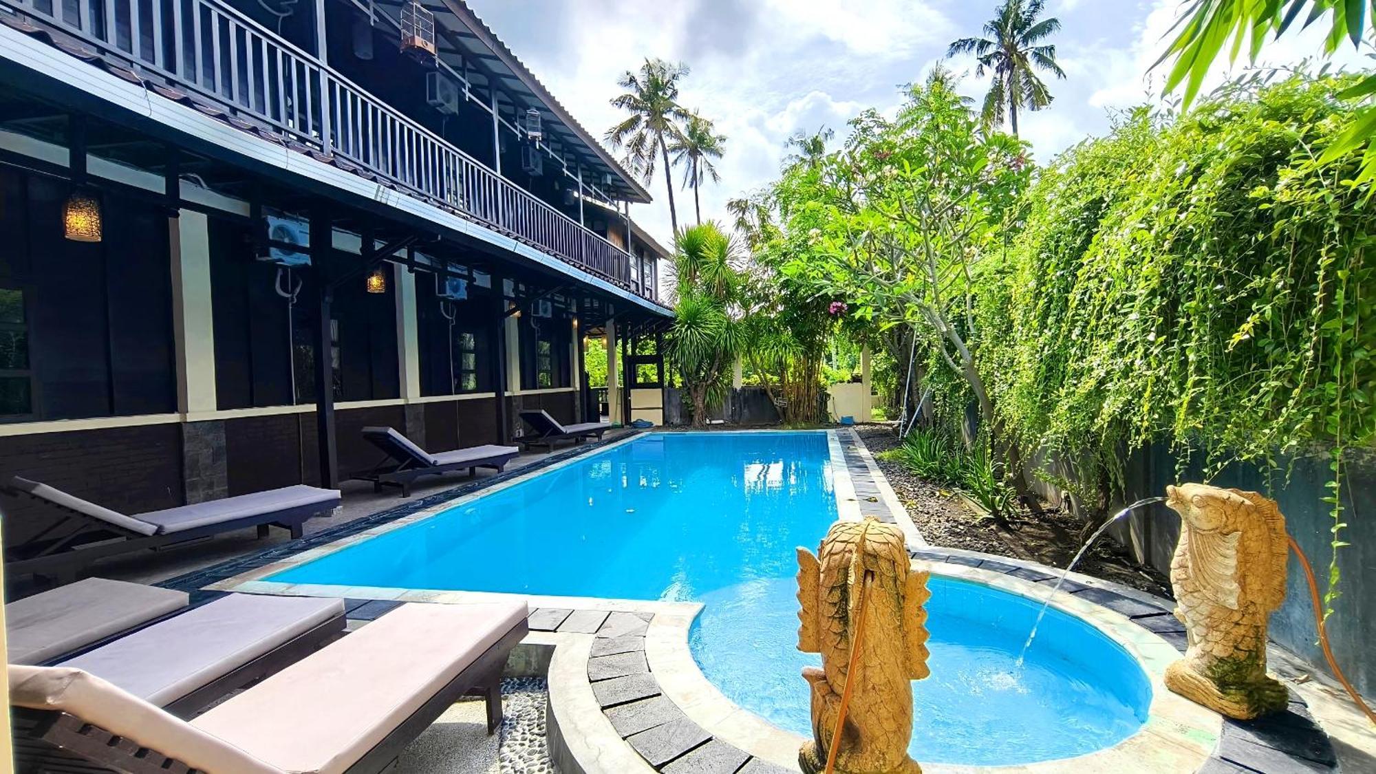 Gili Buana Hostel Гили Еър Екстериор снимка